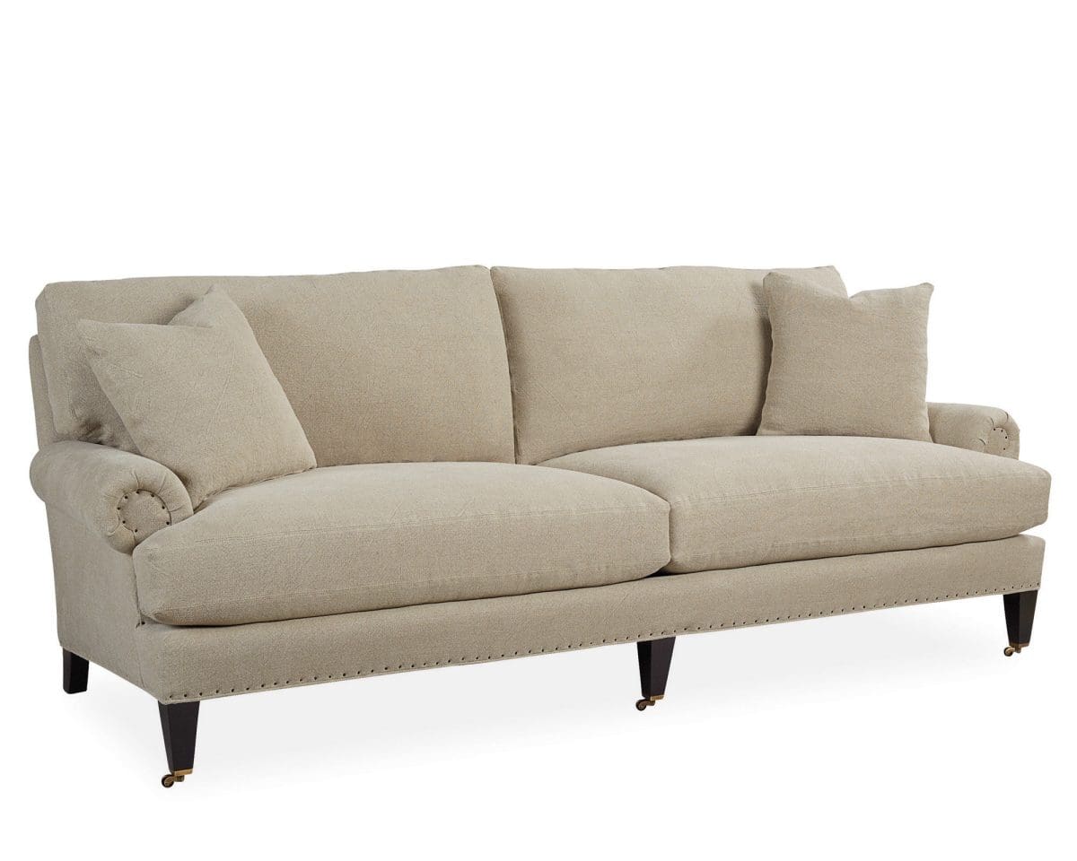 The Edward Sofa, available at GDC, the top location for living room furniture in Charleston