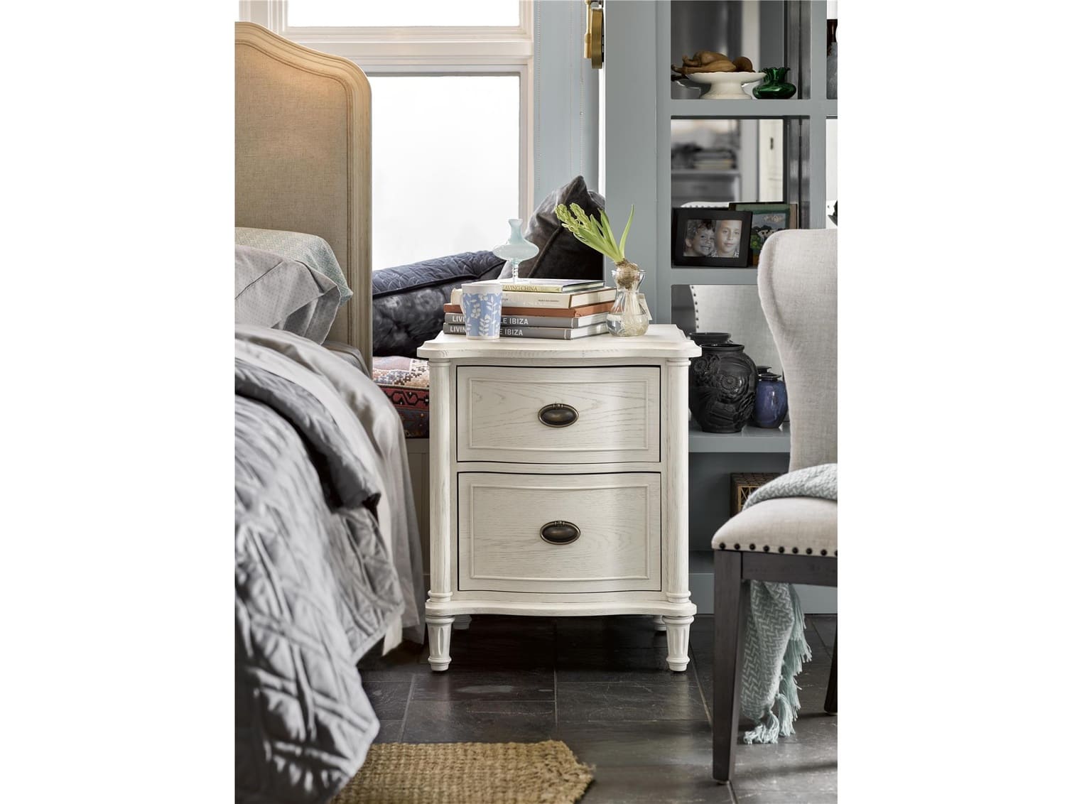 off white amity night stand