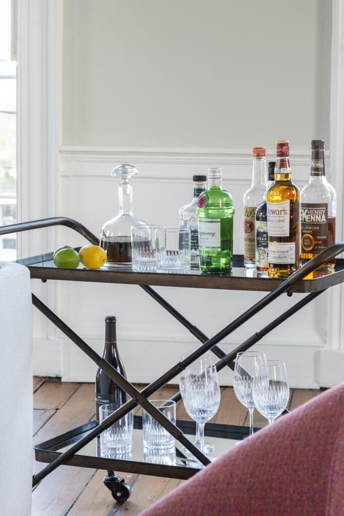 Bold Bar Cart by Julia Lynn Photography