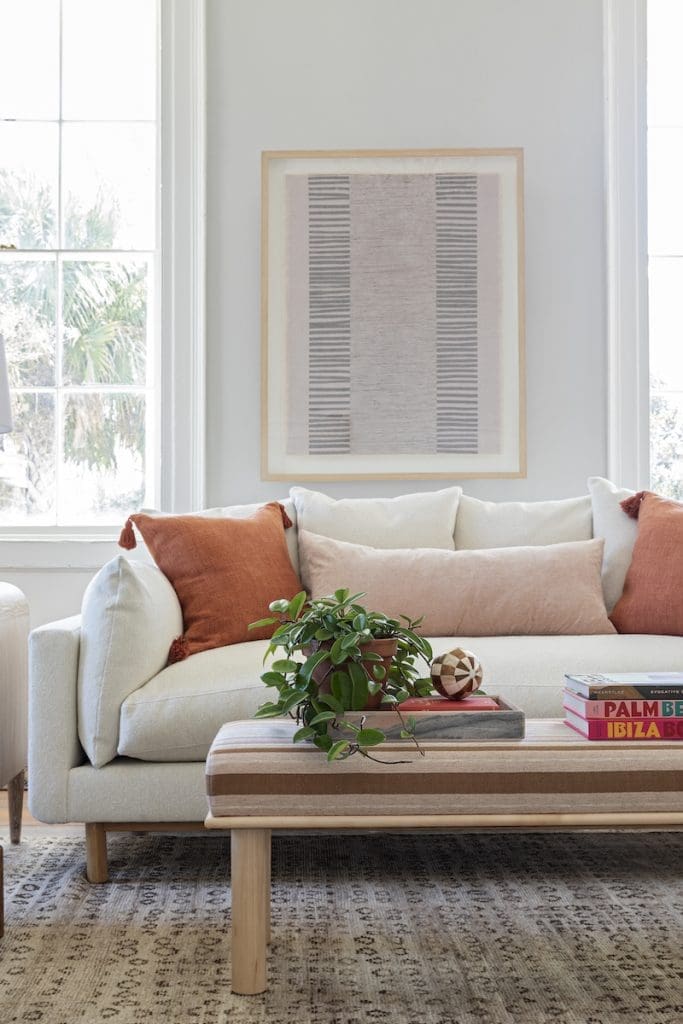 white couch