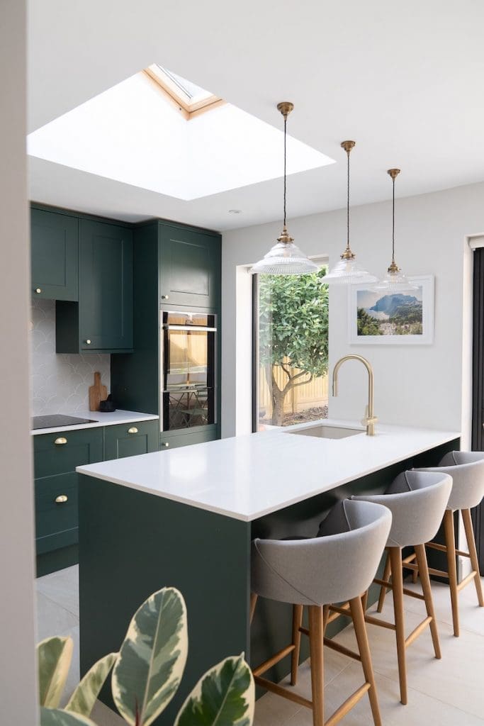 green kitchen