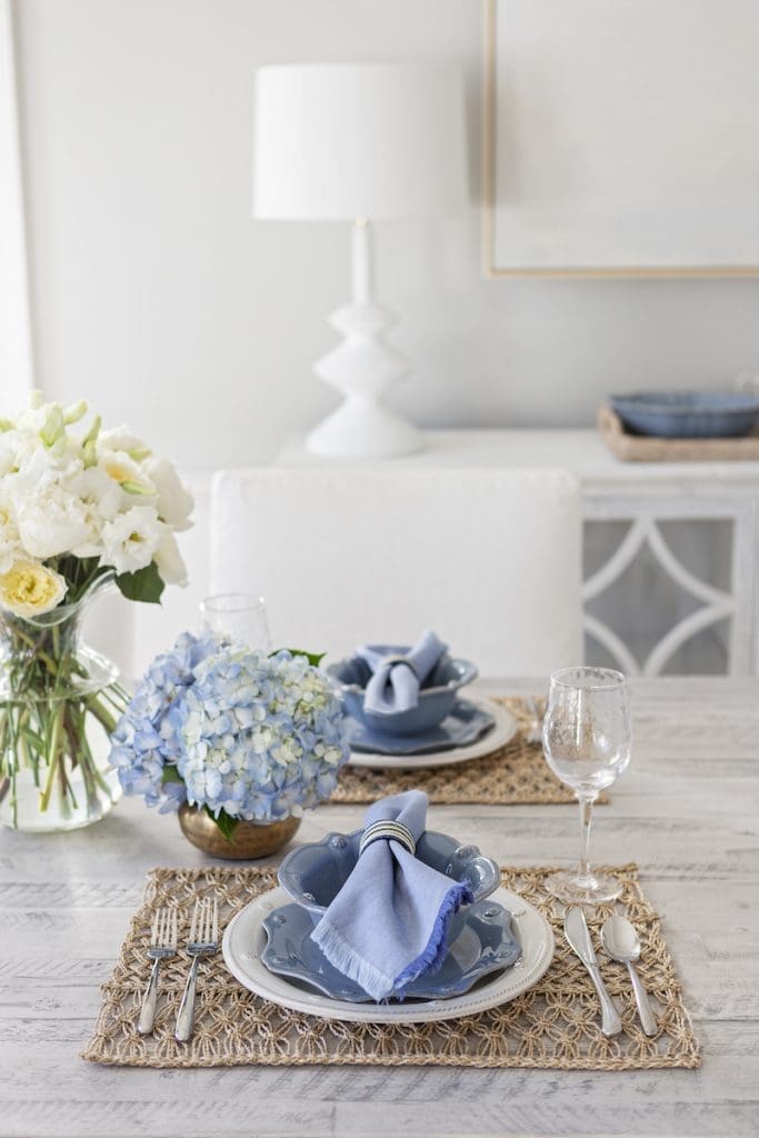Rattan Table Settings