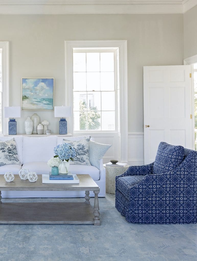 Blue Living Room