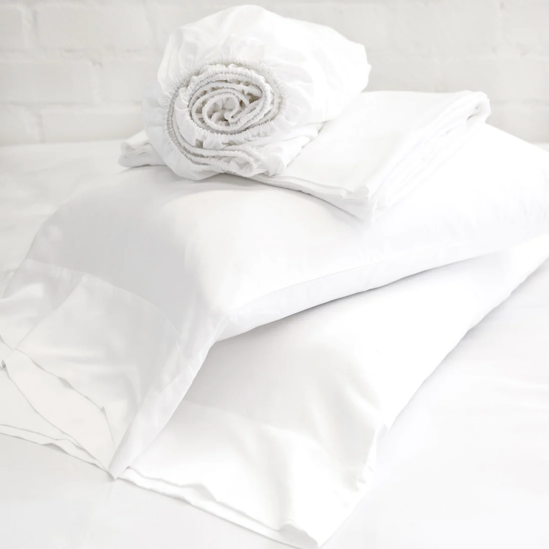 white sheet set