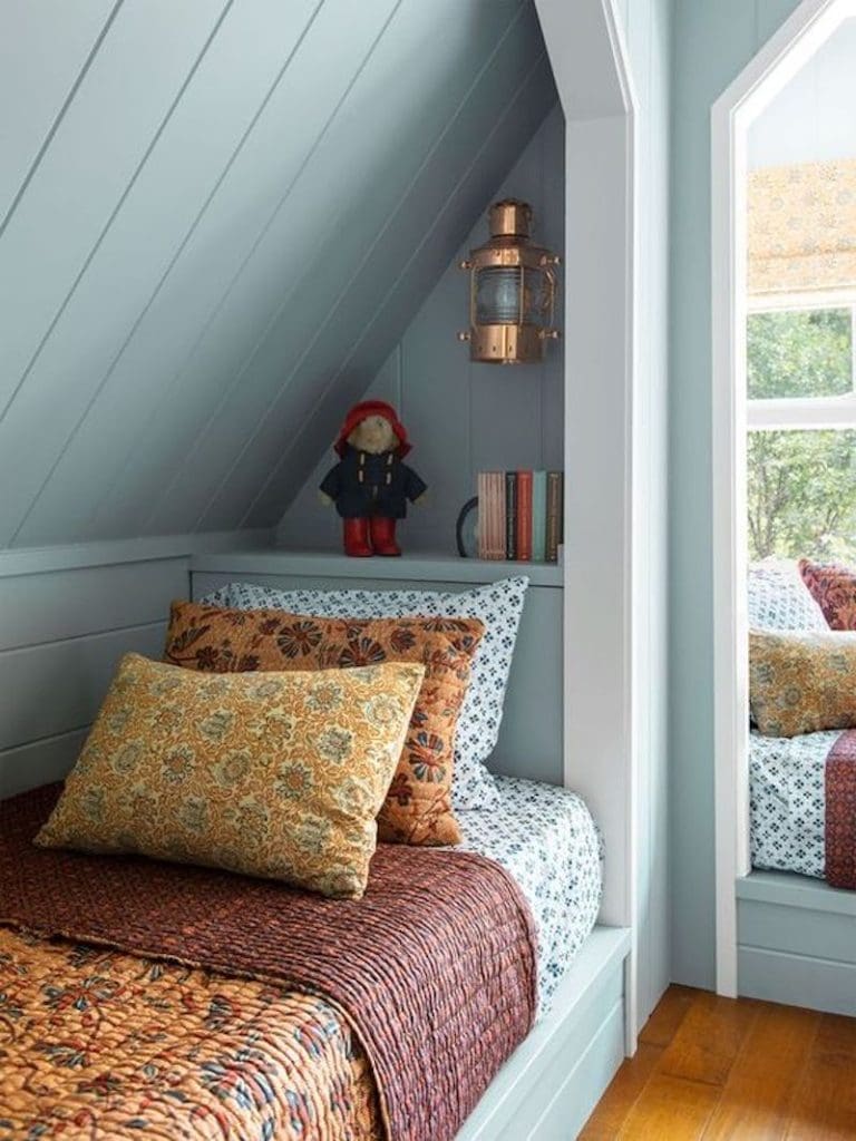 built-in bed